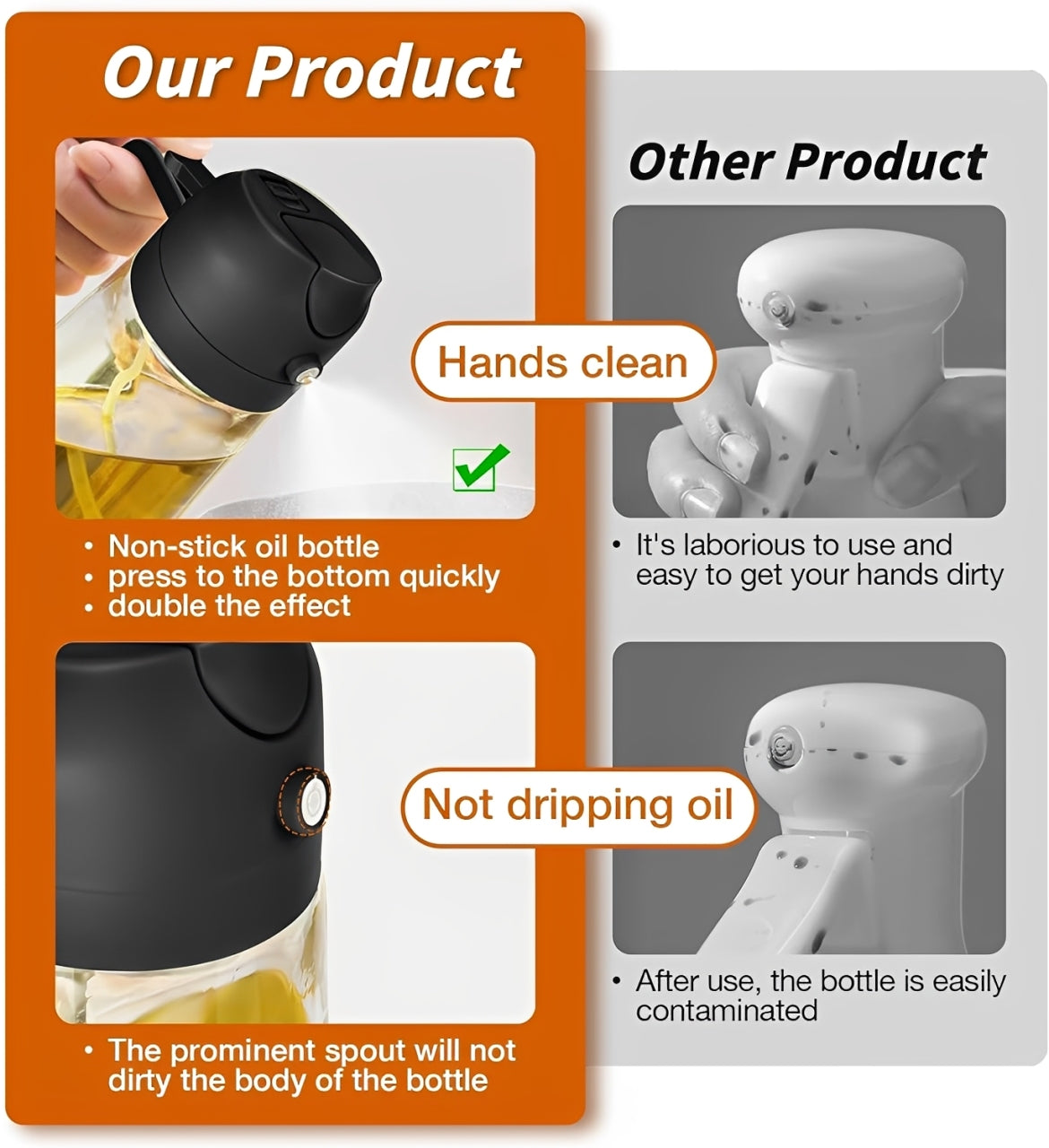Cooking Oil Dispenser Bottle 500 ml